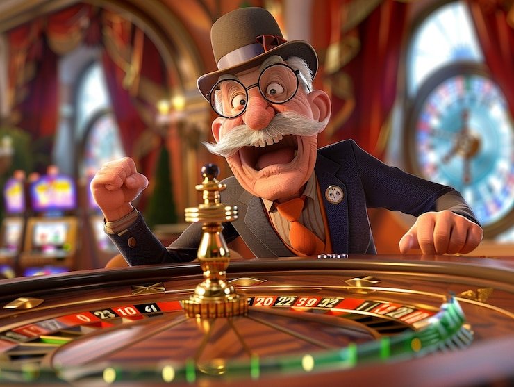 Tampilan meja live dealer dengan streaming profesional